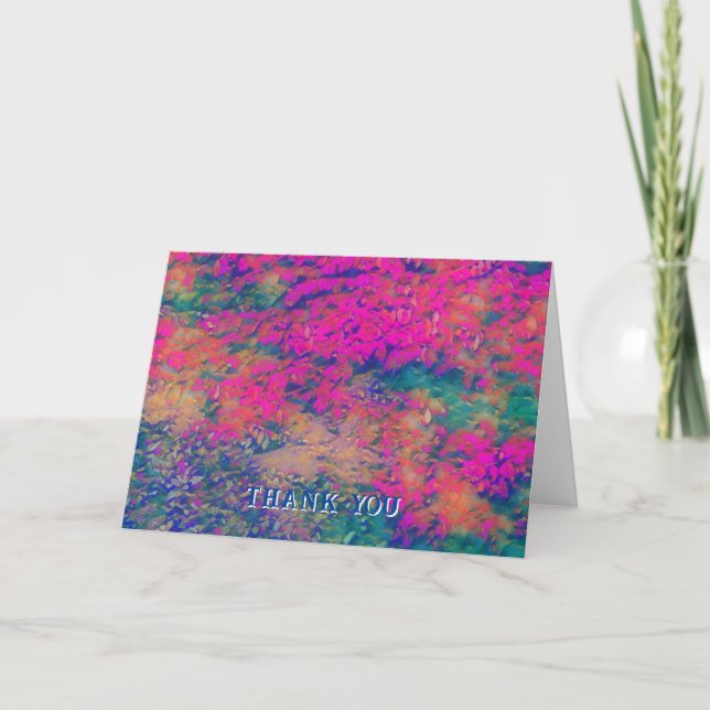 Impressionist Thank You  Card (Front)