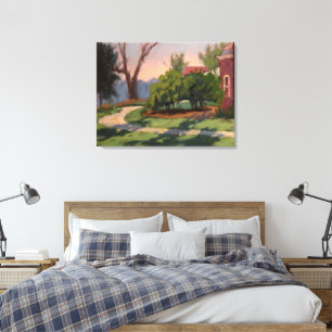 Impressionistic Morning at the Preserve Canvas Print