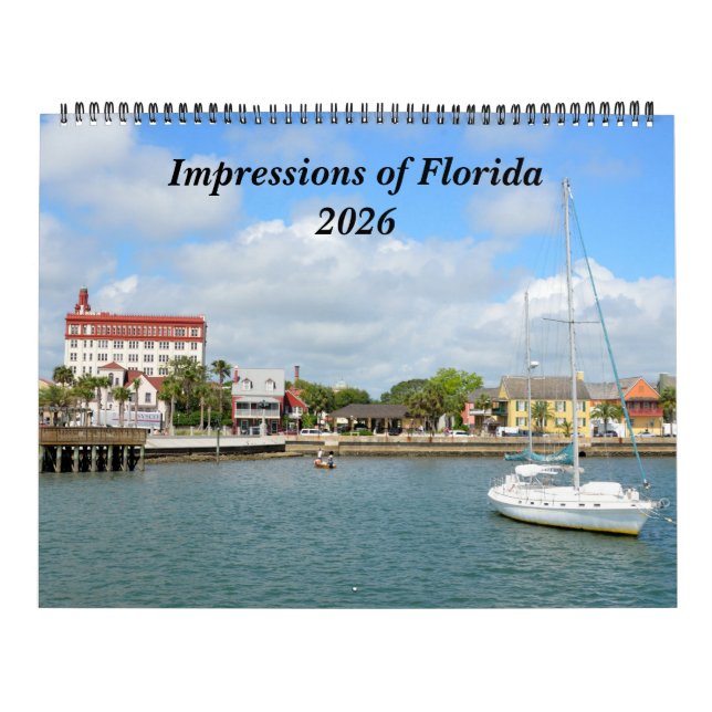 Impressions of Florida 2026 Calendar (Cover)