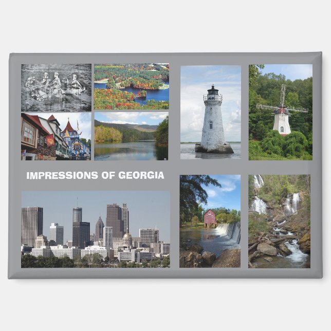 Impressions of Georgia USA Magnet (Front)