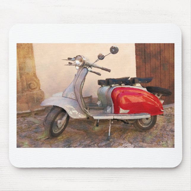 Impressitaly Lambretta Scooter Mouse Pad (Front)