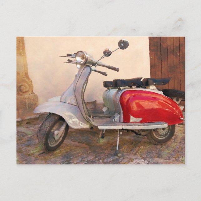 Impressitaly Scooter Postcard (Front)