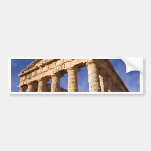 Impressitaly Temple Sicily Bumper Sticker