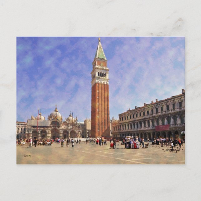 Impressitaly Venezia Piazza San Marco Postcard (Front)