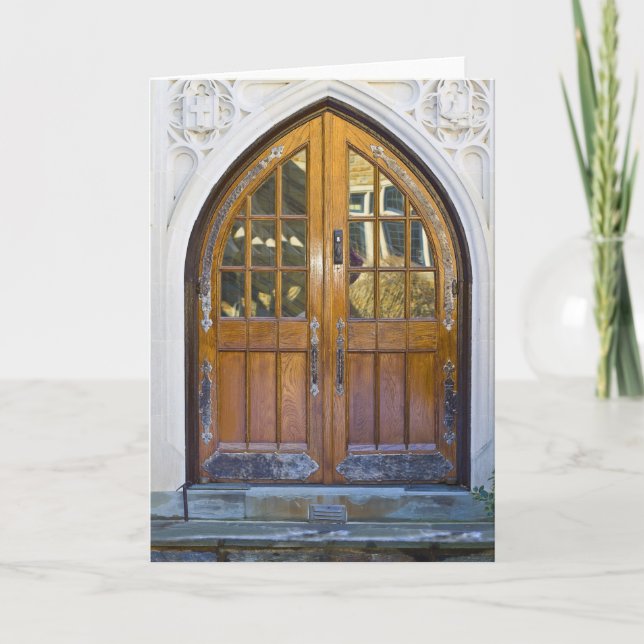 Impressive Arched Door - Blank Card (Front)