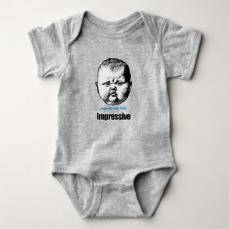 Impressive - dry humour baby bodysuit