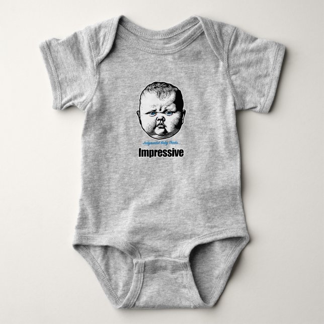 Impressive - dry humour baby bodysuit (Front)