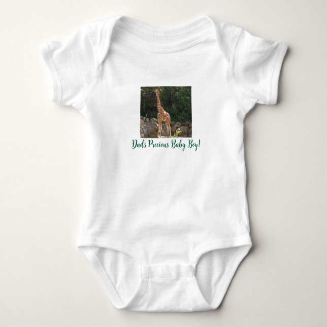 Impressive Giraffe, Baby Bodysuit (Front)