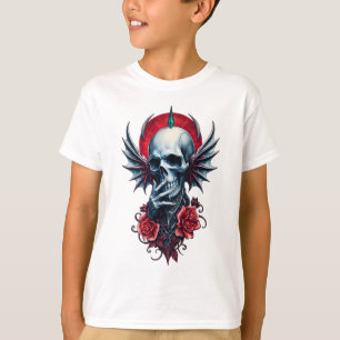 Impressive, realistic skull with wings T-Shirt