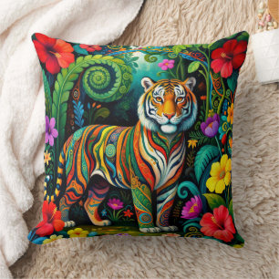Impressive Tiger Fairy Animal Cushion