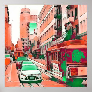 Impressive Travel -San Francisco Poster