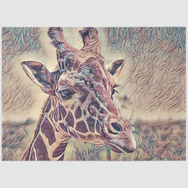 Impressivet Animal - Giraffe Tissue Paper (Front)