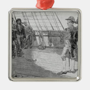Impressment of American Seamen Metal Tree Decoration
