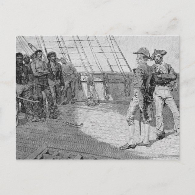 Impressment of American Seamen Postcard (Front)