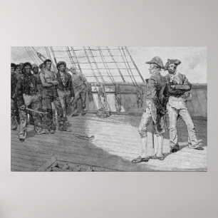 Impressment of American Seamen Poster