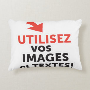 Imprimer vos designs en ligne DIY en Français Decorative Cushion