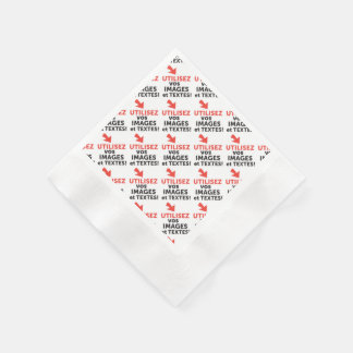 Imprimer vos designs en ligne DIY en Français Napkin