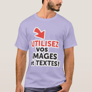 Imprimer vos designs en ligne DIY en Français T-Shirt