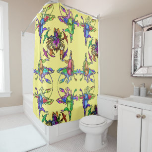 Improbable Lobster Shower Curtain