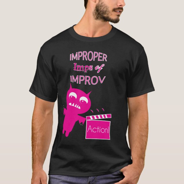 improper imps of improv performance shirt (Front)