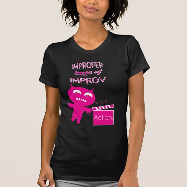 improper imps of improv T-Shirt (Front)