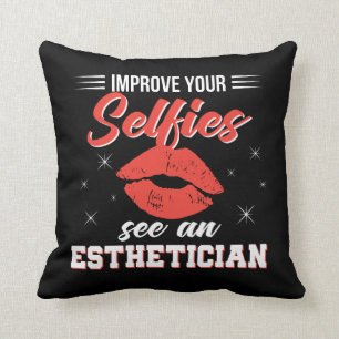 Improve Selfies See Aesthetician Pride Cushion