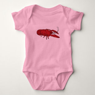 Improved Baby Girl Crawfish Tutu Bodysuit