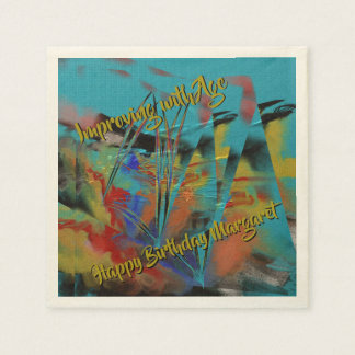 Improving with Age - Rough Sea Napkin