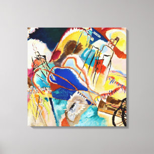 Improvisation 30 (Cannons) by Wassily Kandinsky Canvas Print