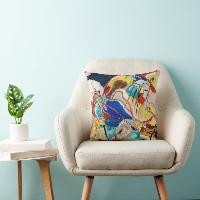 Improvisation 30 (Cannons) by Wassily Kandinsky Cushion (Chair)