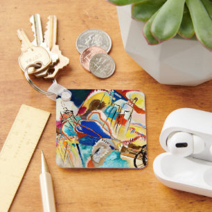 Improvisation 30 (Cannons) by Wassily Kandinsky Key Ring