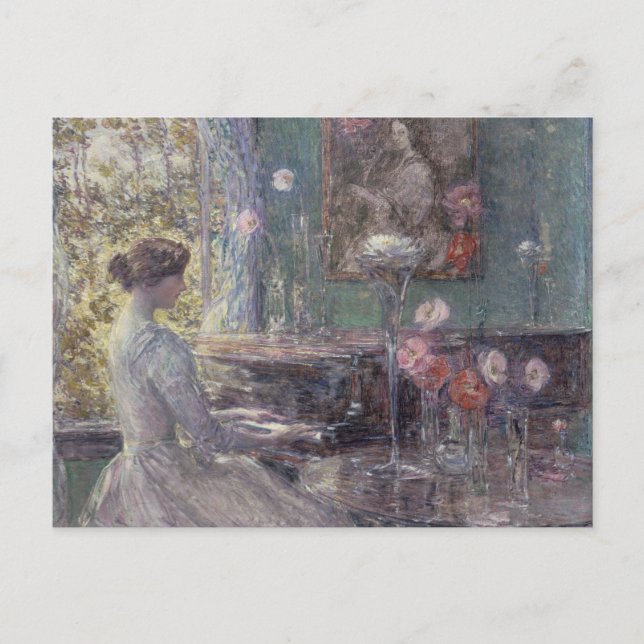 Improvisation by Frederick Childe Hassam Postcard (Front)