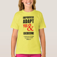 IMPROVISE ADAPT YES AND OVERCOME Christian Kids