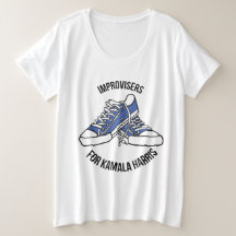 "Improvisers for Kamala Harris" Plus Size Shirt