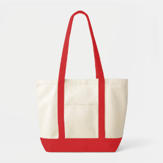 Impulse Tote Bag Natural and Red