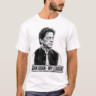 Imran Khan T-Shirt PNG, Imran Khan My Leader Shirt