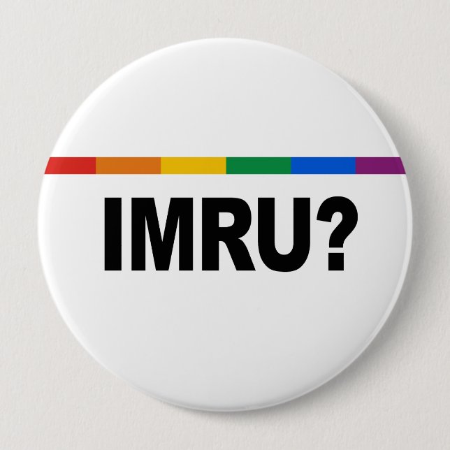 IMRU 10 CM ROUND BADGE (Front)
