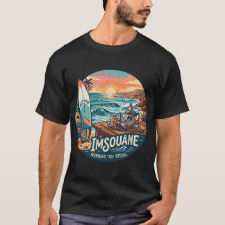 Imsouane Morocco, Surf, Tea & Atlantic Coastal Vib T-Shirt