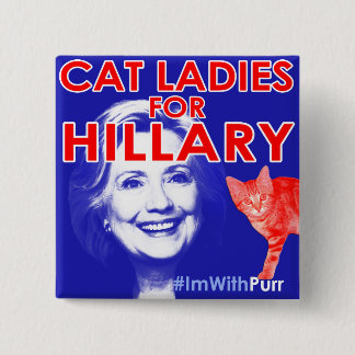 ImWithPurr Cat Lady Pride Button