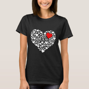 In 100 Chd Warrior Congenital Heart Disease Awaren T-Shirt
