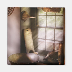 In a basketmakers house magnet