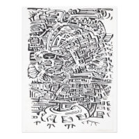 In a Between-place, india ink drawing