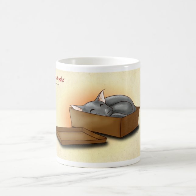 In a box coffee mug (Center)