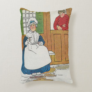 In a cottage in Fife Lived a man and his wife Decorative Cushion