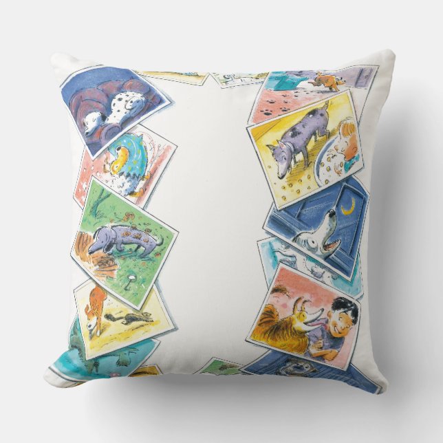 In a Dog's Life Cushion (Front)