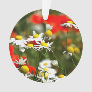 In A Field of Poppies Be A Daisy Ornament