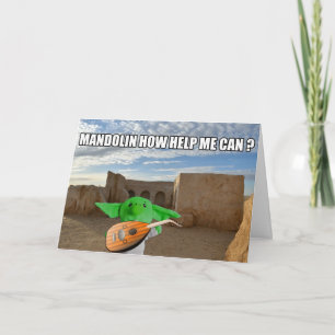 In a galaxy far,far away card