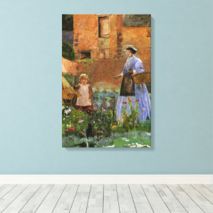 In a Garden at Cookham by George John Pinwell Canvas Print