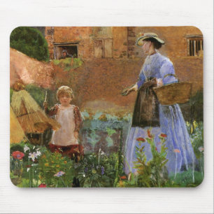 In a Garden at Cookham by George John Pinwell Mouse Pad