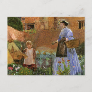 In a Garden at Cookham by George John Pinwell Postcard